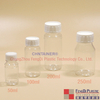 Botella de pesticida química PET de 100 ml con cierre de sello de calor de inducción