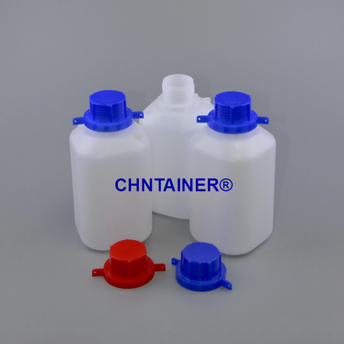 Botella de muestra de aceite de combustible de 750 ml con tapa roja